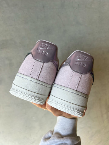 Lilac Fall Iridescent Suede Swarovski Womens Nike Air Force One