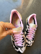Pink Cow Print Swarovski Adidas Original Spezial Shoes