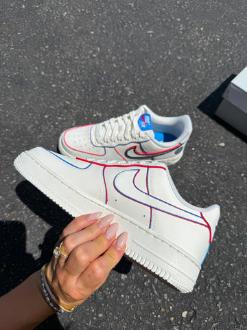 Americana White Swarovski Nike Air Force 1