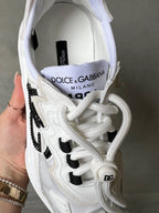 Zapatillas de deporte negras Dolce & Gabbana Swarovski para mujer