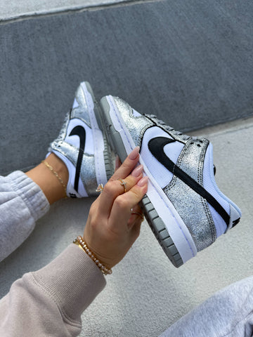 Metallic Disco Swarovski Womens Nike Dunk Shoes