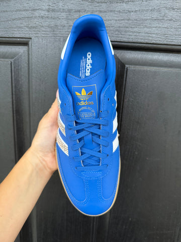 Blue Swarovski Adidas Samba Original