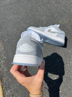 Blue Bottom Swarovski Women’s Air Jordan Retro 1 Low Shoes
