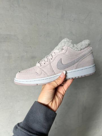 Sherpa Lined Swarovski Women’s Air Jordan Retro 1 Low Shoes