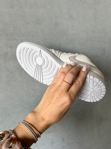 Brand New Fall Neutral Swarovski Women’s Air Jordan 1 Low Shoes