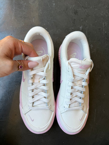 Pink Platform Swarovski Nike Platform Shoes