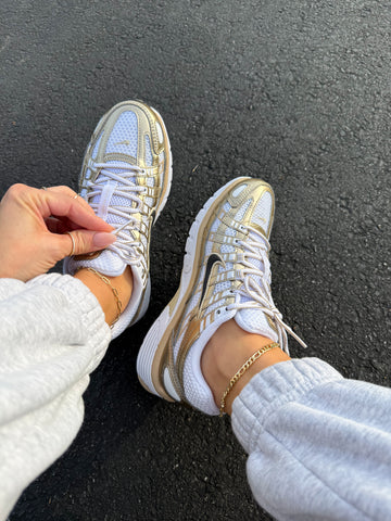 Metallic Gold Swarovski Womens Nike Shoes