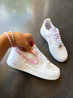 Pearl Pink Beach Neutral Swarovski Nike Air Force 1
