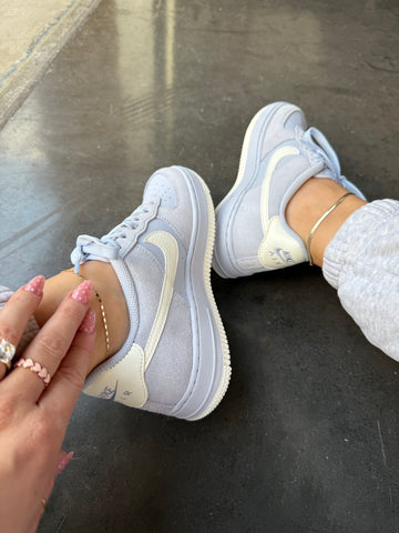 Spring ‘26 Powder Blue Swarovski Women’s Air Force 1 Low Shoes