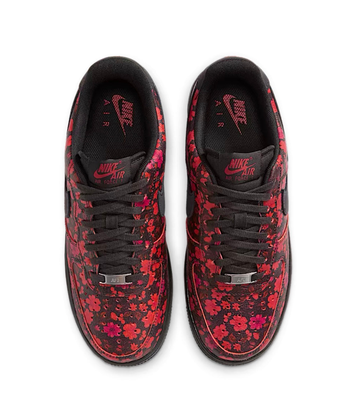 Red Floral Swarovski Nike Air Force 1