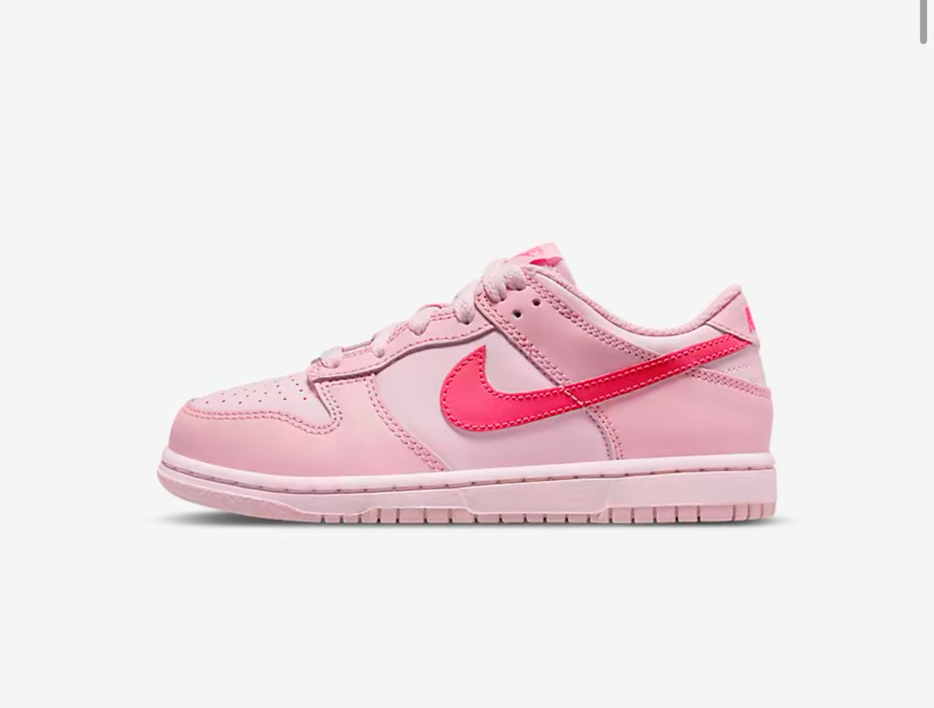 Pre-school Pink Barbie Denim Baby Toddler Preschool Swarovski Dunk Low