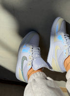 Special Edition Iridescent Swarovski Women’s Air Jordan 1 Low Shoes