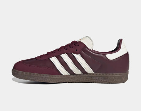 Maroon Swarovski Adidas Original Samba OG
