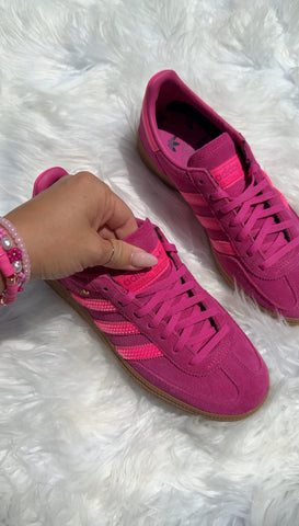 Hot Pink Fuchsia Swarovski Adidas Original Spezial Shoes