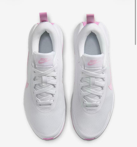 White and Pink Swarovski Womens Nike Shoes