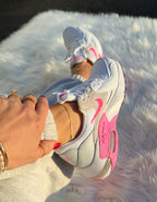 White Bubblegum Pink Nike Swarovski Womens Nike Air Max