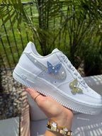 RARE Butterfly 🦋 Edition White Swarovski Nike Air Force 1