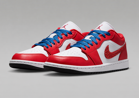 Women’s Americana Swarovski Women’s Air Jordan 1 Low Shoes