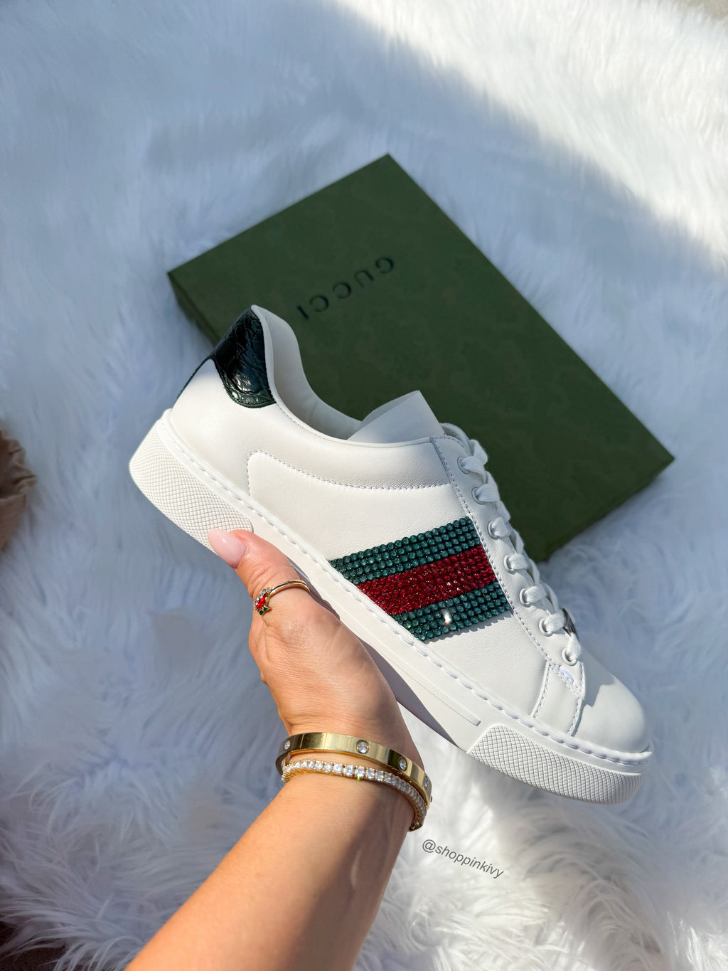 GUCCI Swarovski Women’s Ace Sneaker