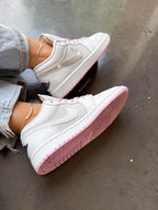 NEW Pink Bottom Swarovski Women’s Air Jordan 1 Low Shoes
