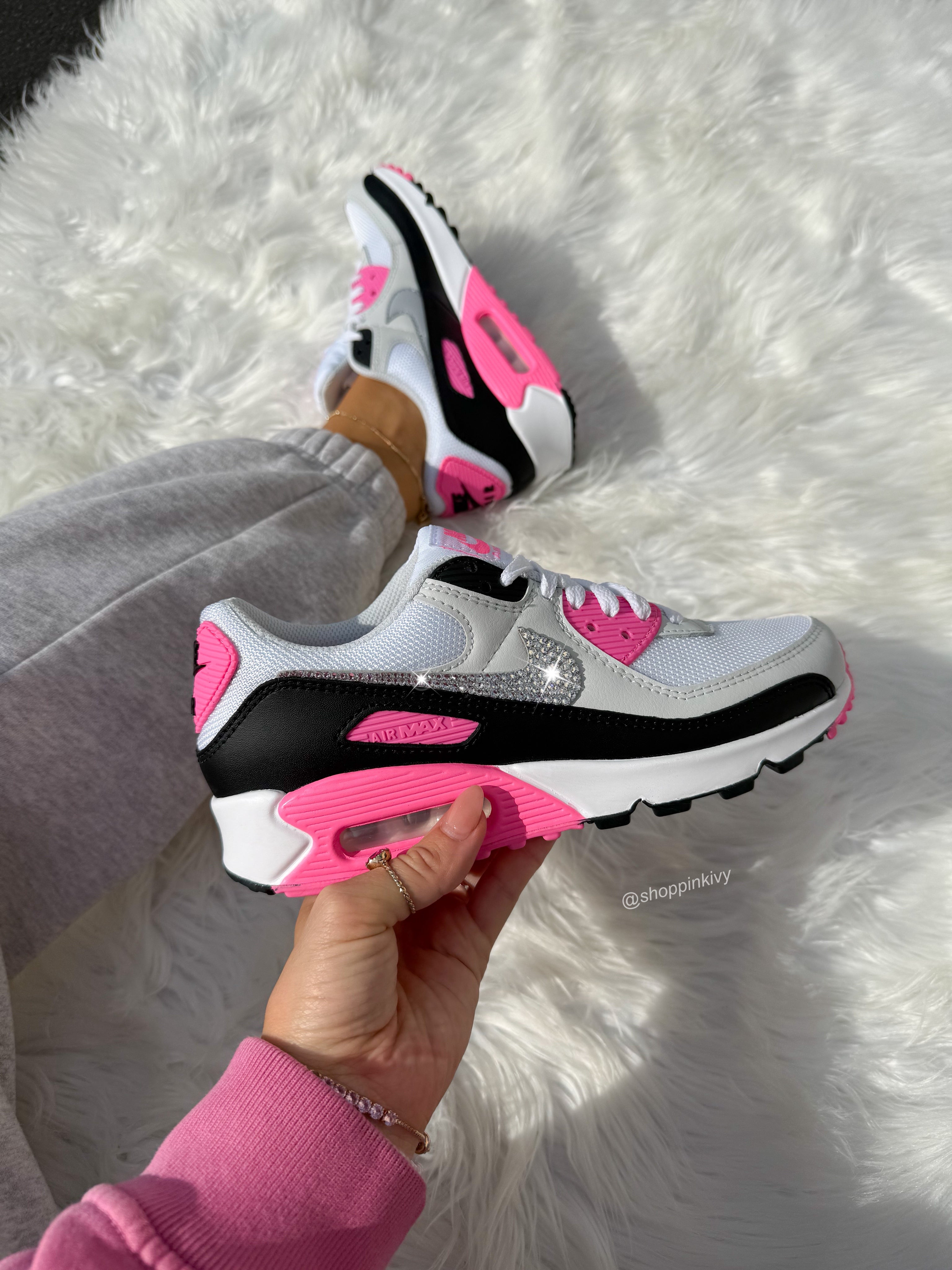 Nike Air Max 90 Swarovski Rosa Chicle