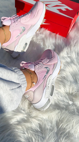✨NEW✨Baby Pink Nike Swarovski Womens Nike Air Max