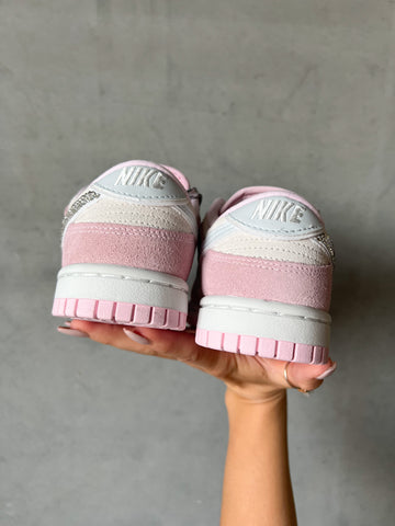 SIZE 6.5 Pink Foam Swarovski Womens Nike Dunk Shoes