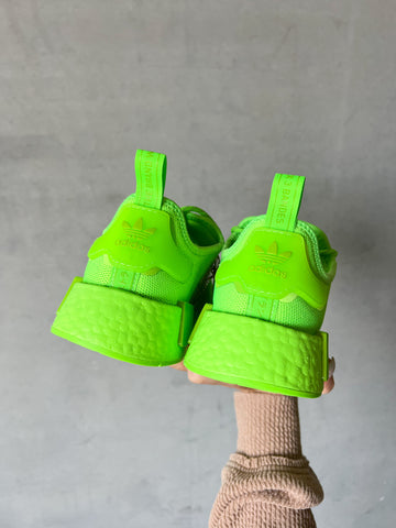 Neon Green Swarovski Womens Adidas NMD