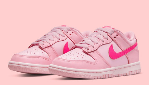 Zapatos Nike Dunk Triple Rosa Swarovski para mujer