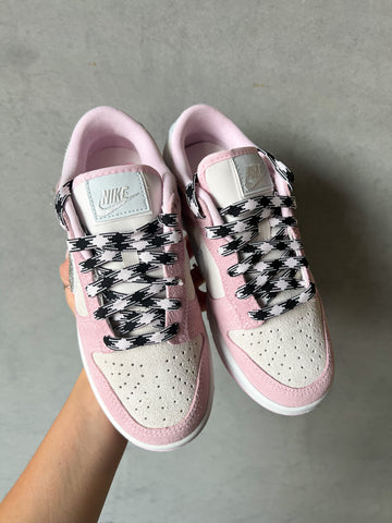 SIZE 6.5 Pink Foam Swarovski Womens Nike Dunk Shoes