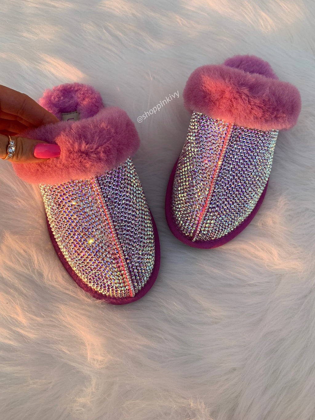Pantuflas Ugg Scuffette de Swarovski