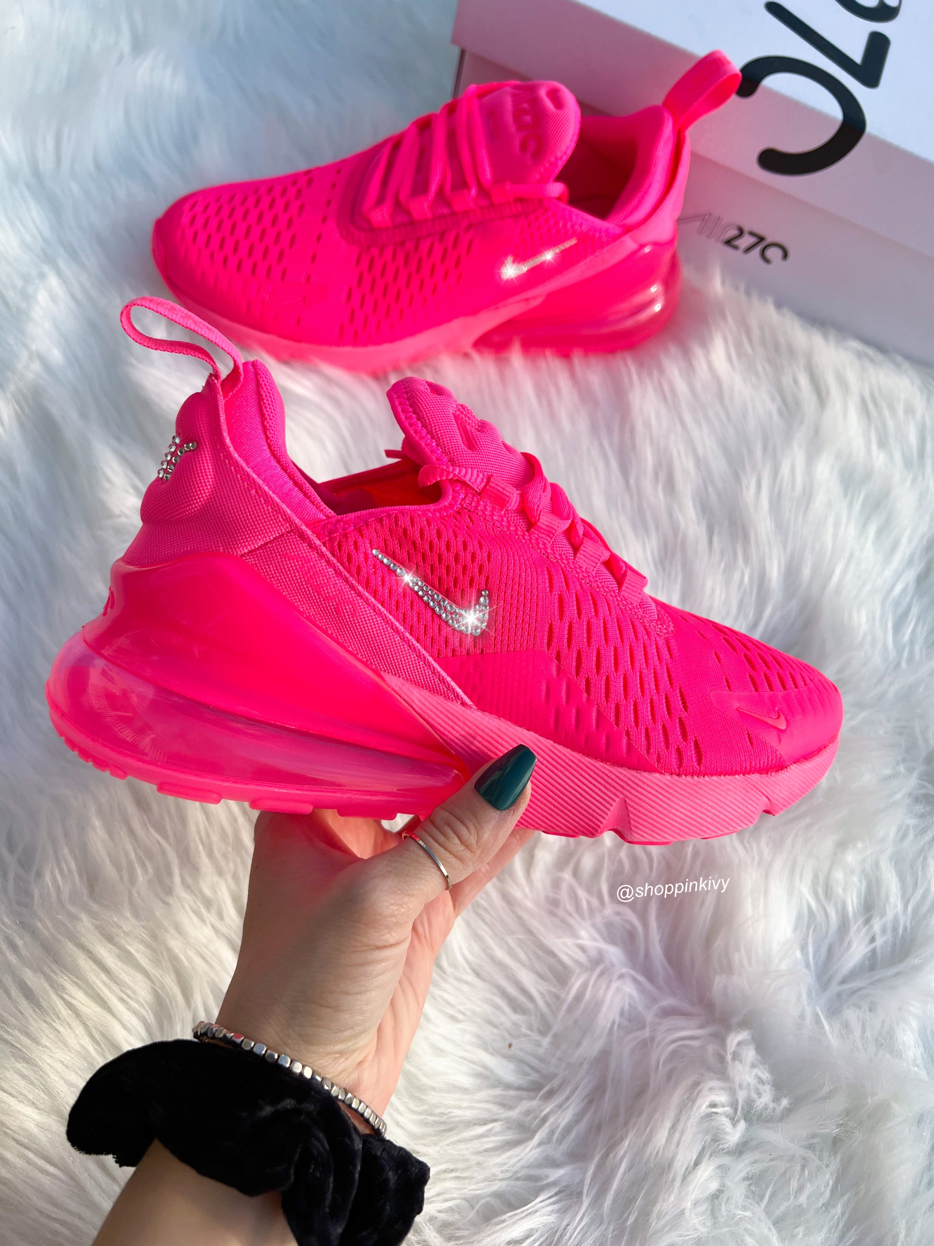 fácilmente sorpresa Folleto Hot Pink Swarovski Nike Air Max 270 – Pink Ivy
