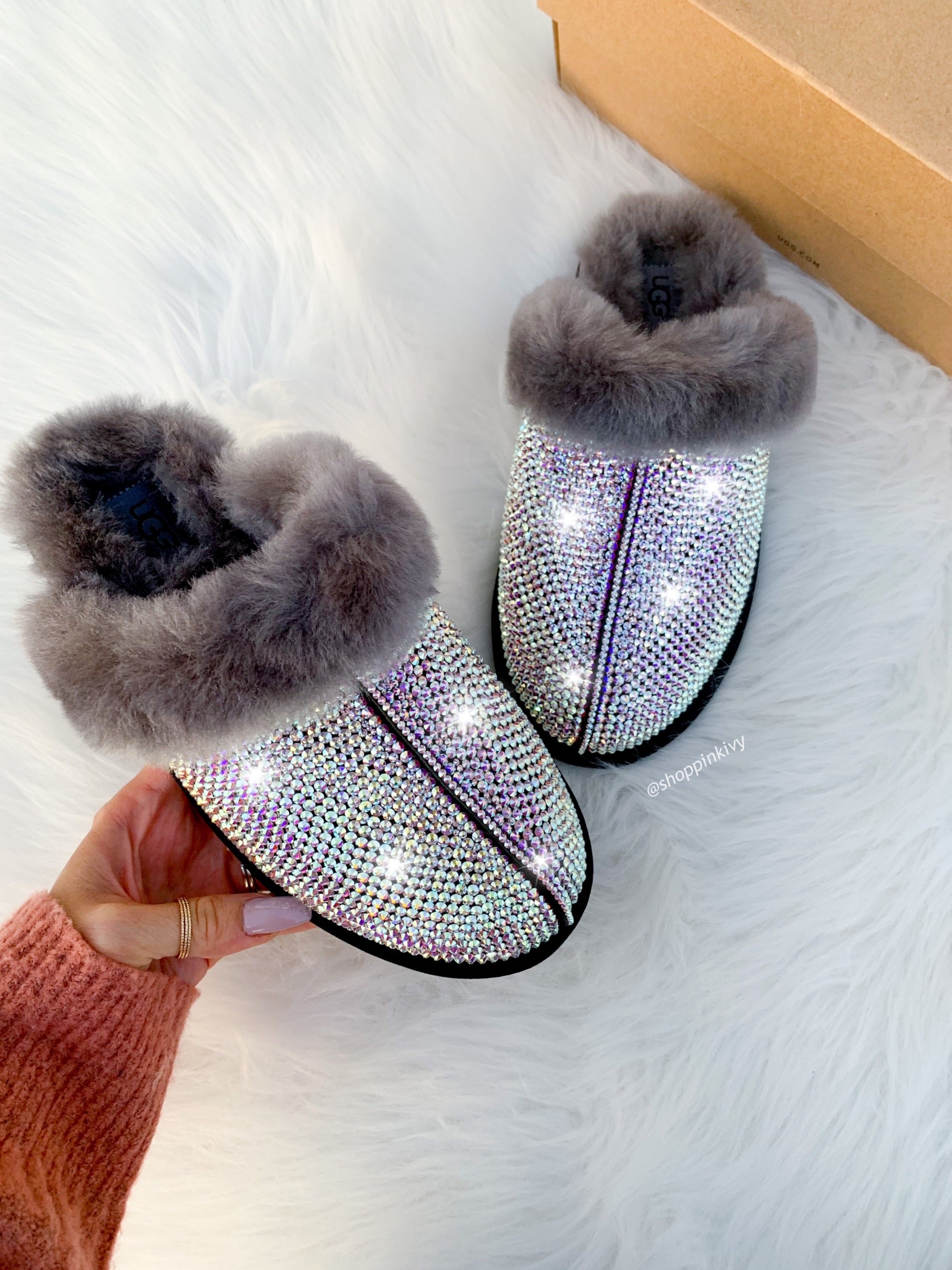 Swarovski Ugg Scuffette Slippers