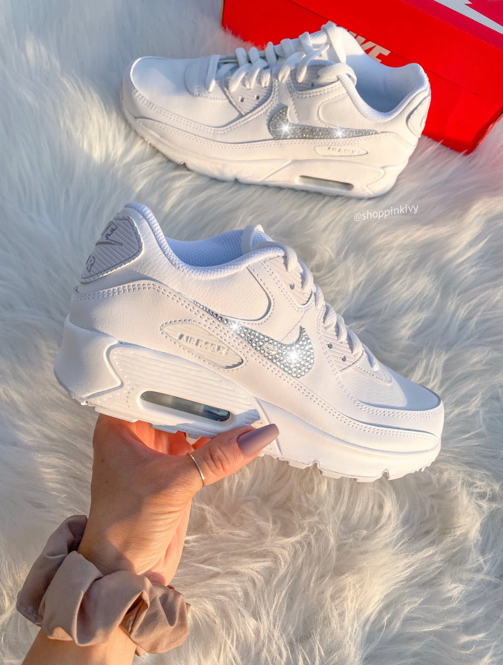 Nike Air Max 90 Blancas Swarovski