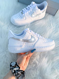 Nike Air Force 1 blancas con Swarovski