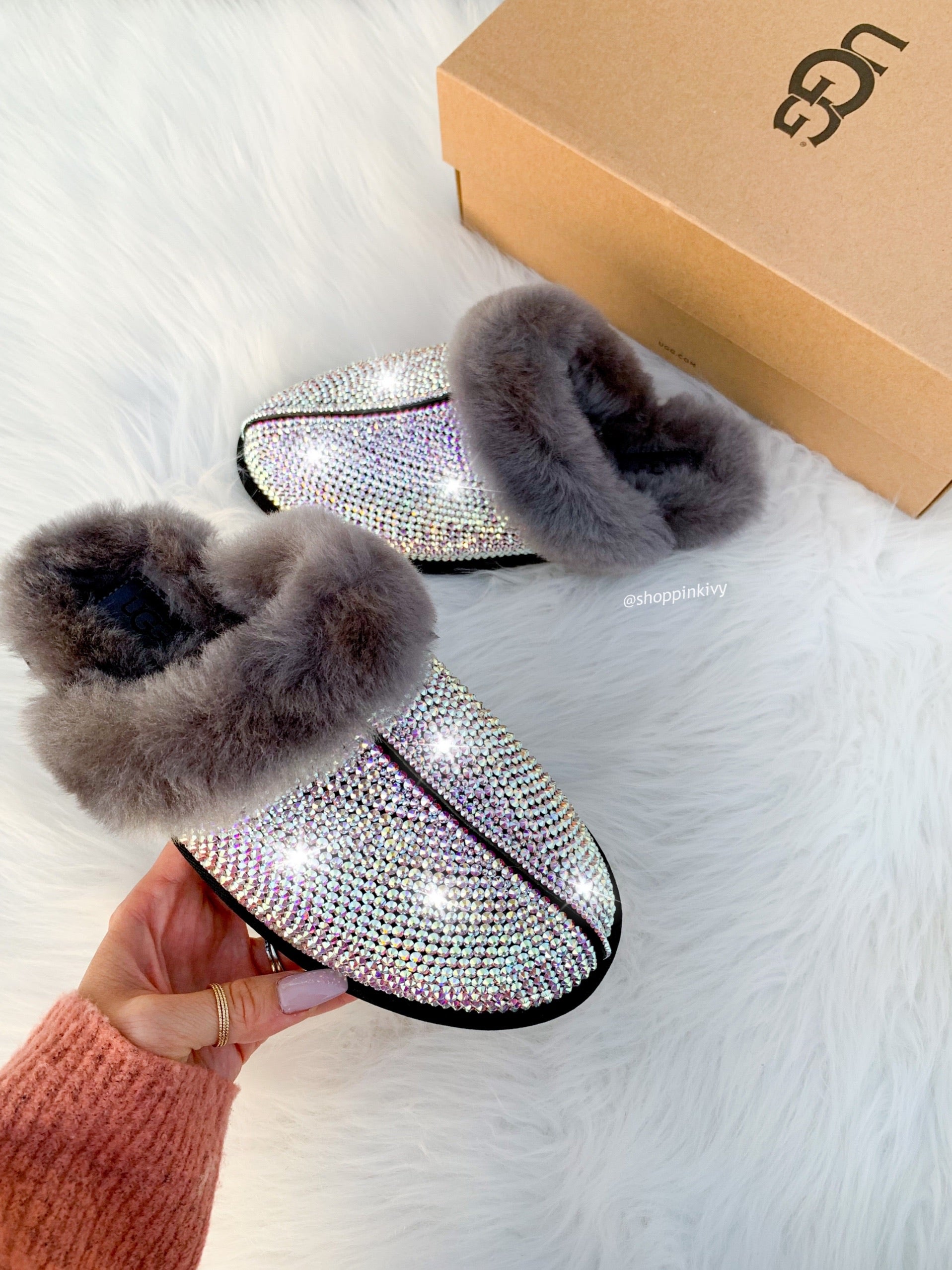 Swarovski Ugg Scuffette Slippers